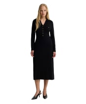 Women's Barbour International Ramona Midi Dress - Black
