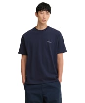  Men's Barbour Dalton Logo Oversized T-Shirt - Navy
