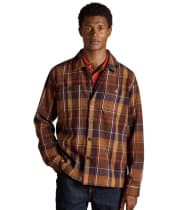 Men's Joules Flannel Overshirt - Brown