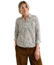  Women's Lily & Me Patsy Painter's Posy Shirt - Powder Blue