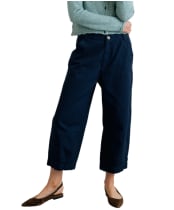 Women's Lily & Me Georgia Canvas Trousers - Navy