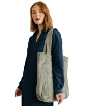 Women's Lily & Me Jumbo Cord Shopper Bag - Sage