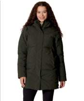  Women's Rab Valiance Waterproof Down Parka - Dark Army