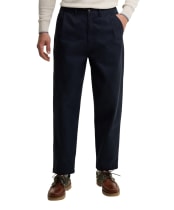 Men's Barbour Yorklane Twill Trouser - Dark Navy