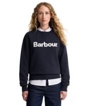 Women's Barbour Hartland Crew Sweatshirt - Dark Navy