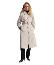 Women's Barbour Antonella Showerproof Jacket - Mist / Birchwood Dress