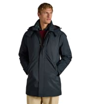  Men's Joules Clarendon Waterproof Longline Car Coat - Navy