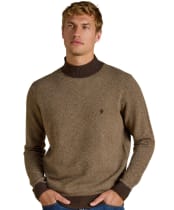 Men's Joules Highland Roll Neck Jumper - Brown