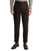 Men's Barbour Carlton Wool Cashmere Trouser - Brown Marl