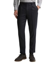 Men's Barbour Carlton Wool Cashmere Trouser - Navy Marl