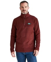 Men’s Ridgeline Narvik Fleece - Oxblood