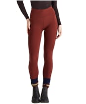 Women's Ridgeline Infinity Leggings - Oxblood