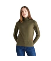  Women's Ridgeline Melford Roll Neck Knit - Khaki Green