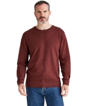 Men's Ridgeline Hartland Crew Knit - Oxblood
