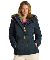 Women's Joules Aspen Showerproof Jacket - Navy