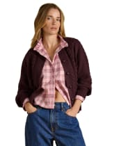 Women's Joules Rafferty Cardigan - Wine