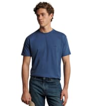 Men's R.M. Williams Parson Mini Longhorn Logo T-Shirt - Mid Blue
