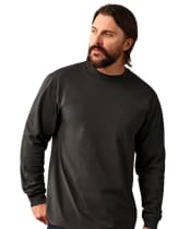  Men's Filson Long Sleeve Outfitter Pocket T-Shirt - Faded Black