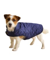 Joules Quilted Dog Coat - Small - Navy