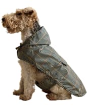 Joules Checked Packaway Dog Jacket - Medium - Henson Check