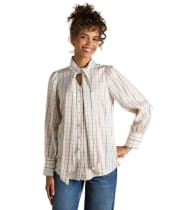 Women's Joules Tabby Blouse - Creme Check