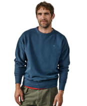 Men's Aubin Brandon Crew Neck Sweater - Navy