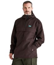 Men's Ridgeline Cambrian Waterproof Smock With Zip - Deep Bark