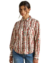 Women's Joules Evelyn Boxey Shirt  Cream