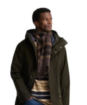 Barbour Mineral Tartan Scarf - SMOKED PEAT