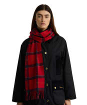 Women's Barbour Tartan Scarf - Cardinal Tartan
