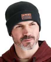 Ridgeline Heritage Fine Knit Beanie Hat - Deep Forest