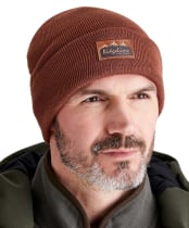 Ridgeline Heritage Fine Knit Beanie Hat - Nutmeg