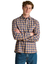 Men's Joules Classic Fit Flannel Shirt - Navy