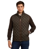 Men's Holland Cooper Country Quilted Gilet - Khaki