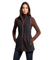 Women's Holland Cooper Country Longline Fleece Gilet - Ink Navy