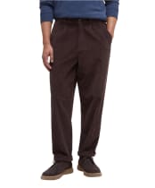 Men's Barbour Stretch Cord Relaxed Fit Trouser - Dark Oak