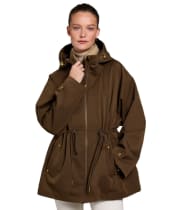 Women's Holland Cooper One Size Lightweight Waterproof Parka - Chestnut