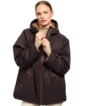 Women's Holland Cooper One-Size Waterproof Jacket - Chocolate