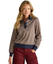 Women's Joules Laurel Top - Navy / Red Check
