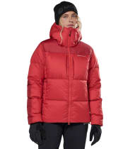 Women's Montane Glacium Hooded Down Jacket - Adrenaline Red
