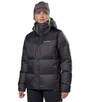 Women's Montane Glacium Hooded Down Jacket - Midnight Grey