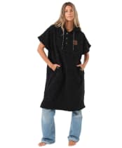 Slowtide Ginny Changing Poncho - Faded Black