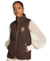 Women's Holland Cooper Boughton Diamond Quilt Gilet - Walnut