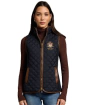 Women's Holland Cooper Boughton Diamond Quilt Gilet - Ink Navy