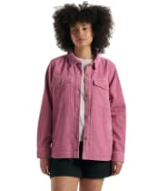 Women's Passenger Clothing Stella Heavyweight Cord Long Sleeve Shirt - Pink Haze