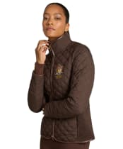 Women's Holland Cooper Boughton Diamond Quilt Jacket - Walnut