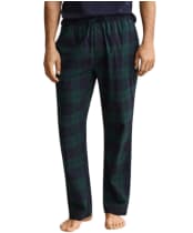Men's GANT Flannel Check Pyjama Pants - Tartan Green