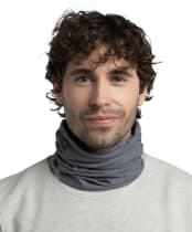 Buff Original Ecostretch Solid Necktube Gaiter UPF 50 - Slate Grey