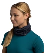 Buff Merino Lightweight Solid Necktube - Night Blue