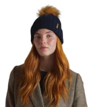 Women's Fairfax & Favor Signature Bobble Hat - Navy